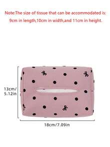 1 件波尔卡圆点汽车纸巾盒，汽车座椅悬挂纸巾架 - 掛式紙巾盒 - 查看 6