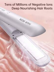 Cordless Mini Straightener And Curler, Suitable For People With Bangs And Soft Hair, USB Rechargeable Hair Tools, Can Used Continuously About 30 Minutes, Fast Heating, 3 Temperature Settings, Suitable For Home, Travel, Salon Use, Great Gift