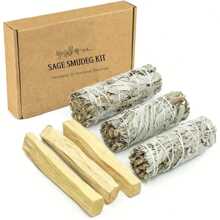 Remium White Sage And Palo Santo, Ideal For And Energetic (Pack Of1/ 3, White Sage And Pack Of 1/3, Palo Santo)Meditation & House Cleaning,Spiritual Gift
