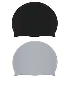 1 Pack Silicone Swim Cap Waterproof Non-Slip Comfortable Swim Cap High Elastic Swim Cap Unisex Swimming Equipment, Beach Essentials, Beach Accessories, Pool Float - Multicolor - View 20