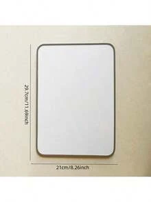 Magnetic Whiteboard Two-Sided Bordered Whiteboard Clipboard Magnetic Board For Household Handle Official Business Write Leave A Message Work Study Record Important Messages Whiteboard