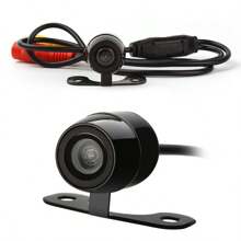 1 szt. Uniwersalna kamera samochodowa z tyłu samochodu, wisząca, wodoodporna, o wysokiej rozdzielczości, wodoodporna, szerokokątna, tylna kamera