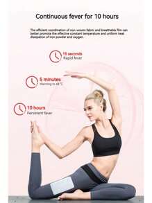 20/10 piezas Parche autocalentable Parche de calentamiento corporal Parche de calentamiento de pies Parche de calentamiento del útero Calentador de manos desechable activado por aire de larga duración y natural sin olor Parche de calentamiento de cintura y abdomen Parche de calentamiento de hombros, cuello y rodillas Adecuado para mujeres Parche de calentamiento de cintura