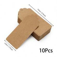 10-300pcs Blank Kraft Paper Tags, DIY Handmade Heart Hollow Gift Tags With Jute Twine, Suitable For Wedding Party Decoration, Candy Box Packaging, Gift Tags, Message Cards - Multicolor - View 27