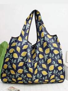 Lemon Casual Commuter Foldable Tote Bag, Large Capacity - Multicolor - View 3