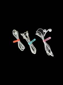 6 件装电缆整理夹、电线紧固带，用于管理电缆、电源线、充电器，适合办公室、宿舍和家庭使用 - 彩色 - 查看 8