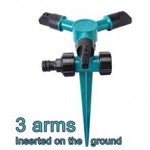 6pcs Automatic 360° Rotating Lawn Sprinklers, 3 Adjustable Rotating Arms, Multi-Angle Garden Lawn Irrigation, 360° Rotating Sprinkler Head, Suitable For Orchard, Nursery, Garden, Lawn, Villa & Landscape Watering - Multicolor - View 17