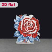 5D DIY 钻石艺术绘画套装，办公桌装饰蝴蝶设计，圆形钻石艺术，亚克力动物主题工艺品，节日礼物装饰，圣诞礼物