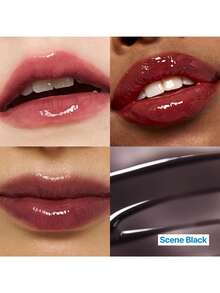 Fwee 3D Changing Gloss 01 Scena Nera, Rosa Cristallo, Beige Solare, Rivestimento Gelatinoso Rimbalzante, Lucentezza Acqua di Vetro, Sfocatura Linea Labbra, Potenziatore di Rossetto Sottostante, Soccorso Labbra del Deserto, Lunga Durata, Sguardi Cosmici, K-Beauty, Trucco Coreano, 5,6g/0,19oz