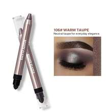 1 件装双头荧光眼影笔、珍珠光泽轮廓和亮眼影棒，适合休闲日和假日 - 彩色 - 查看 12