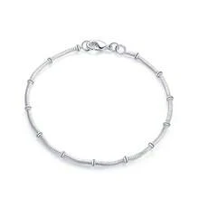 优雅的 925 纯银男士手链 - 完美的父亲节礼物，时尚配饰，7.87 英寸长，6 毫米宽 - 彩色 - 查看 16