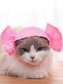 1 猫咪宠物用品卡通小猫可爱宠物帽子头饰迷你头饰向日葵造型可爱日常派对用品适合宠物生日派对猫咪头饰可爱向日葵。 - 彩色 - 查看 7