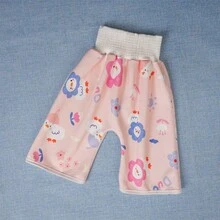 1pc Waterproof Anti-Leakage Baby Potty Training Pants/Skirts, Breathable Soft Material, Washable & Reusable, Suitable For Infants - Multicolor - View 21