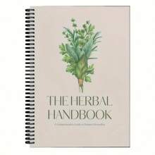 Mindfulness And Herbal Planning | Includes 20 Unique Recipes With Health Benefits – From Soothing Chamomile To Invigorating Mint And Ginger | Spiral-Bound, English Text, Health Journaling|Educational Notebook|Quality Paper Material, School Supplies, Back To School