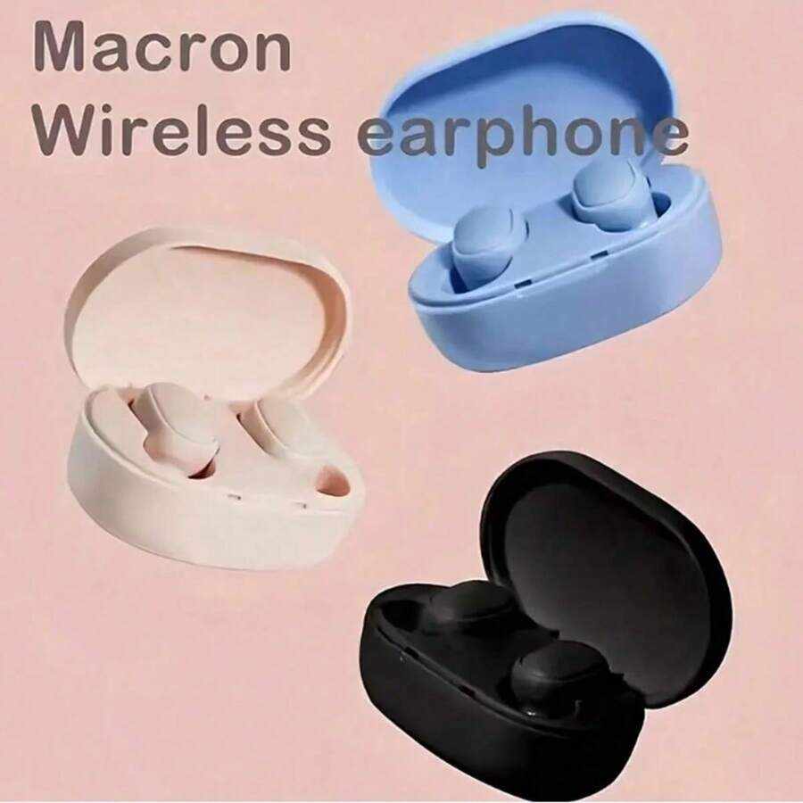 TWS A6S Wireless Bluetooth Earbuds, Noise Cancelling Headphones With Microphone, Compatible With All Smartphones - Blue - View 1