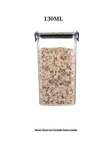 1 lọ đựng kín 460ML-1800ML, hộp đựng thực phẩm gia đình, hộp đựng hạt, ngũ cốc và đồ ăn nhẹ cho nhà bếp, tủ lạnh - Trong sáng - Xem 16
