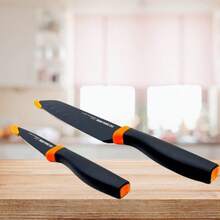 Cuchillo para carne con mango en P de 5 pulgadas - Plateado - Ver 3