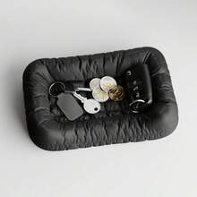 ORIZZONTE Vassoio Decorativo – Perfetto per Chiavi, Gioielli e Oggetti Preziosi,17*11*3.6cm, 100% Made in Italy . Spedizione dall'Italia - nero - Visualizzare 2