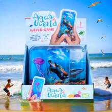 Ocean Adventure Fidget Toy - Handheld Water Game With Rings For Portable Play, Stress Relief And Fun For All Ages - Perfect Ocean-Themed Fidgeting Experience