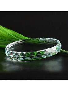 1 Khay đựng trang sức bằng thủy tinh pha lê đa năng, hình tròn, họa tiết ren kim cương, dùng để trưng bày đồ thủ công, trang trí phòng ngủ, đồ dùng học tập, đồ dùng ký túc xá, đồ trang trí phòng. - Nhiều màu - Xem 4