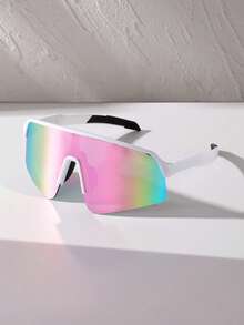 2pcs/1pc Fashionable New Outdoor Cycling Windproof Sports Glasses For Women Easy Comfort Casual Outfits Outdoor Cycling Glasses For Summer Beach Vacation,Outdoor,Travel - Gradient - View 10