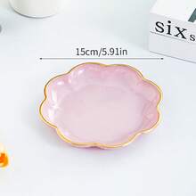 1件/6件金属框架盘子套装，方形托盘，垃圾托盘，骨盘，水果盘，甜点盘，蛋糕盘，小吃盘，早餐盘，厨房用品，厨具，餐具配件 - 彩色 - 查看 14