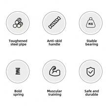 Twister Arm Trainer - Verstelbare weerstand arm- en borsttrainer, draagbare onderarmversterker met afneembaar ontwerp, Power Twister Bar voor thuisgym, buiten- en kantoortraining