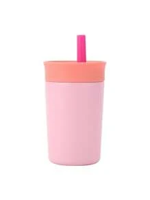 1pc Custom Back To School Water Bottle, Custom Coffee Cup, Reusable Stainless Steel Water Bottle, Customizable Name And Personalized Text, With Flexible Straw, 12 Oz, Must-Have For Back To School Season, Great For Travel And Picnics,
