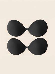 2/4 pezzi Reggiseno adesivo senza spalline push up invisibile per donne, reggiseno adesivo riutilizzabile per abiti senza schienale