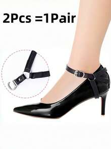 2 Cái/Cặp Dây Giày Gót Cao Chống Rơi Hình Tam Giác Cho Nữ Giày Cao Gót Khóa Giày Không Cần Lắp Đặt Thời Trang Và Thiết Thực - Nhiều màu - Xem 12