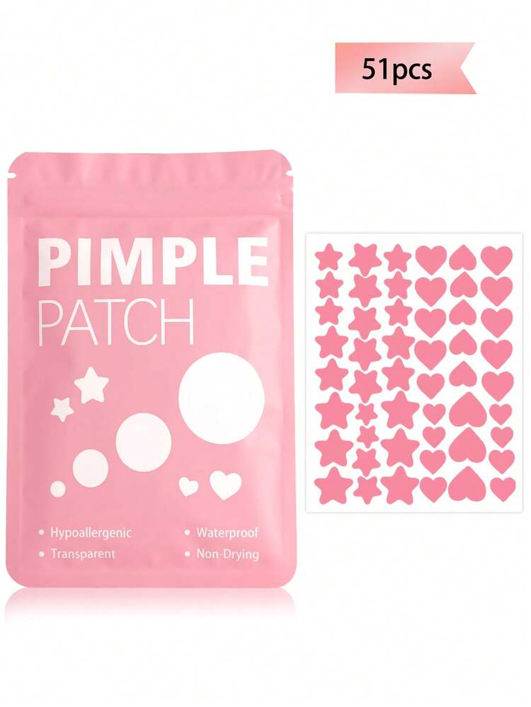心形星星贴片 - 温和不刺激，面部贴纸 - 装饰贴纸，防水透气，日常必备面部贴纸，方便携带，适合旅行、派对、化妆技巧，拍照的完美道具，面部彩绘必备，适合各种聚会和娱乐活动。适合成人使用。 - 彩色 - 查看 8