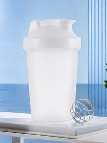 1 Bình lắc thể thao 400ml bằng nhựa, cốc đựng protein kèm bóng trộn, chống rò rỉ một lớp, dung tích lớn, đựng nước thể thao dùng cho phòng tập thể dục, chạy bộ, văn phòng, trường học, tập luyện ngoài trời, du lịch, cốc đựng nước di động - Nhiều màu - Xem 7