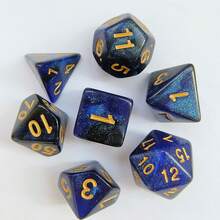 8 x 7 (56 Stücke) - D&D Würfelset, Polywürfel für RPG MTG Rollenspiele, Tischspiele, Mysteriöses Würfelset, 10-seitige Würfel, tolles Geschenk für Halloween, Weihnachten, Überraschungstüte mit Würfeln, verschiedene Stile, zufällige D&D Würfel, geeignet für RPG MTG Rollenspiele, Brettspiele, perfektes Geschenk für Valentinstag und andere Feiertage sowie Geburtstage voller Überraschungen - Verschiedenfarbig - Übersicht 10