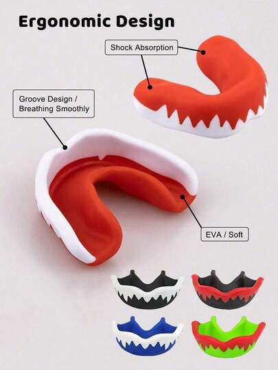 1pc Silicon Sport Mouthguard, Suitable For Martial Arts, Boxing, Basketball,Gumshield