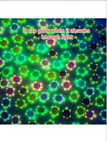 10/15/20/25/30/40 件夜灯迷你海龟装饰 - 可爱的树脂海龟装饰、海洋派对礼物和花园风景 DIY 手工艺品（多色）派对礼物和装饰的理想选择