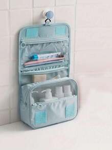 Travel Makeup Bag Waterproof Toiletries Organizer High Quality Women Neceser Bathroom Hook Wash Pouch Hook Storage Bag Bag For School School Accessories School Stuff Travel Essentials Holiday Vacation Duffle Bag Luggage Suitcase Travel Bag For Women