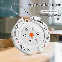 1pc Stress Relief Spinner Wheel Toy For Teenagers, Creative Decision Making Rotation Gadget Decorative Pendant Gift Toy, Suitable For Various Festivals, Ideal For People With Indecision - Multicolor - View 10