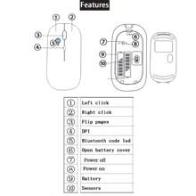 Rechargeable Bluetooth Keyboard And Mouse Set For Tablet Phone Laptop 10 Inch Thin Wireless Keyboard Compatible With IPad Mipad