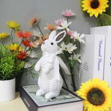 تزيين على شكل أرنب كرتوني، مناسب لغرفة النوم وغرفة المعيشة