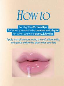 Fwee Luciu de buze 3D Schimbator 03 Galben Scenă, Roz Cristal, Bej Solar, Strat Jelly-Coat Elastic, Strălucire Apă de Sticlă, Estompare Linie Buze, Îmbunătățitor de Ruj, Desert Lips Rescue, Durată Lungă, Aspect Cosmic, K-Beauty, Machiaj Coreean, 5.6g/0.19oz