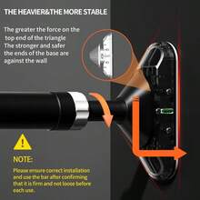 PROIRON Pull Up Bar For Doorway Strgth Training Chin Up Bar Without Screws Adjustable 72cm97cm Width Locking Mechanism For Home Gym Exercise Fitn With Level Meter Max Load Bearing 200kg YFHL3 - 72-97cm - View 4