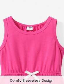 PATPAT Girls Jumpsuit 3 Pieces Floral Rompers Girl Elastic Waist Sleeveless One Piece Knit Jumpsuits