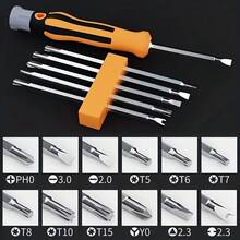 12-In-1 Multifunctional Precision Screwdriver Set, Aluminum Alloy, Portable Multifunctional Repair Toolkit, Suitable For Cell Phone And Notebook Repair