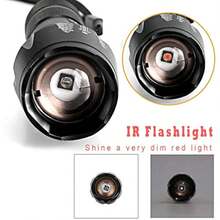 Ir Illuminator Flashlight, 850nm Focus Adjustable Ir Led Flashlight Infrared Lig