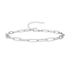 1pc Fashionable, Minimalist, Personalized Punk Style Rectangular Stainless Steel Bracelet, Ideal Gift For Friends