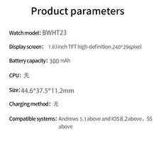 ESFOE 1.83 英寸智能男士手表，LED 功能，带睡眠监测、高清通话、多运动模式、来电提醒和拒接功能、100 种运动模式健身追踪器、语音助手、商务风格、送礼、男女情侣 - 黑色 - 查看 11