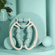 9-Roller Massager Ring, Muscle Deep Relaxation Roller Wheel For Leg Slimming, Yoga, Calf Massage