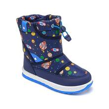 Winter Snow Boots For Toddler Boys And Girls - Blue - View 5