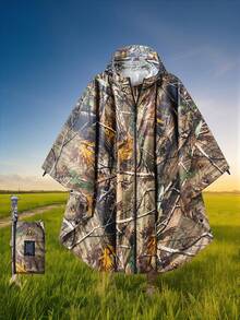 Lightweight Rain Poncho With Zipper, Waterproof Raincoat With Hooded And Pocket, Portable Rain Jacket For Adult Outdoor Activities Summer Cooling, Beach, Travel, Spring Summer Picks, Brides Maid Gifts, Room, Bedroom Decor, Bedroom Decor, Beach, Travel, For Men, For Women, Vacation,Cute Stuff - Multicolor - View 11