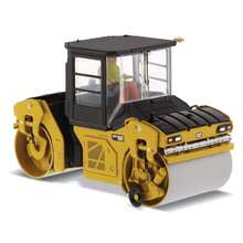 CAT Caterpillar CB-13 Tandem Vibratory Roller With Cab And Operator High Line Series 1/50 Diecast Model By Diecast Masters 85595 - 芥末黃 - 查看 1